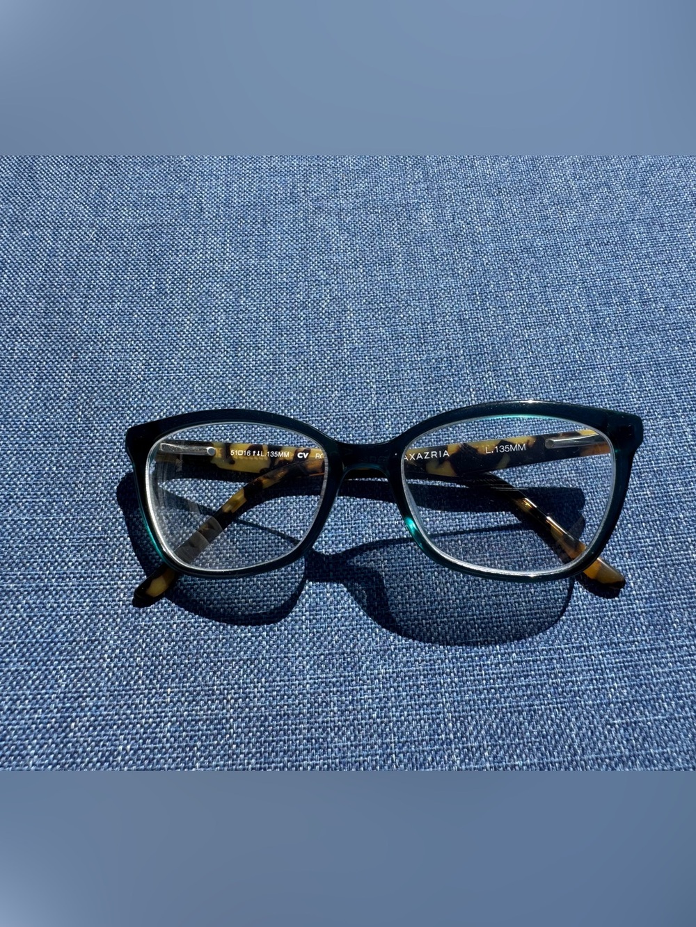 Rochelle AZZARIA Dark Teal & Tortoiseshell Women’s Fashion Glasses